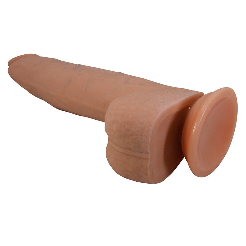 PRETTY LOVE - FABIAN DILDO FLEXÍVEL COM VENTOSA EM FORMATO DE CARNE