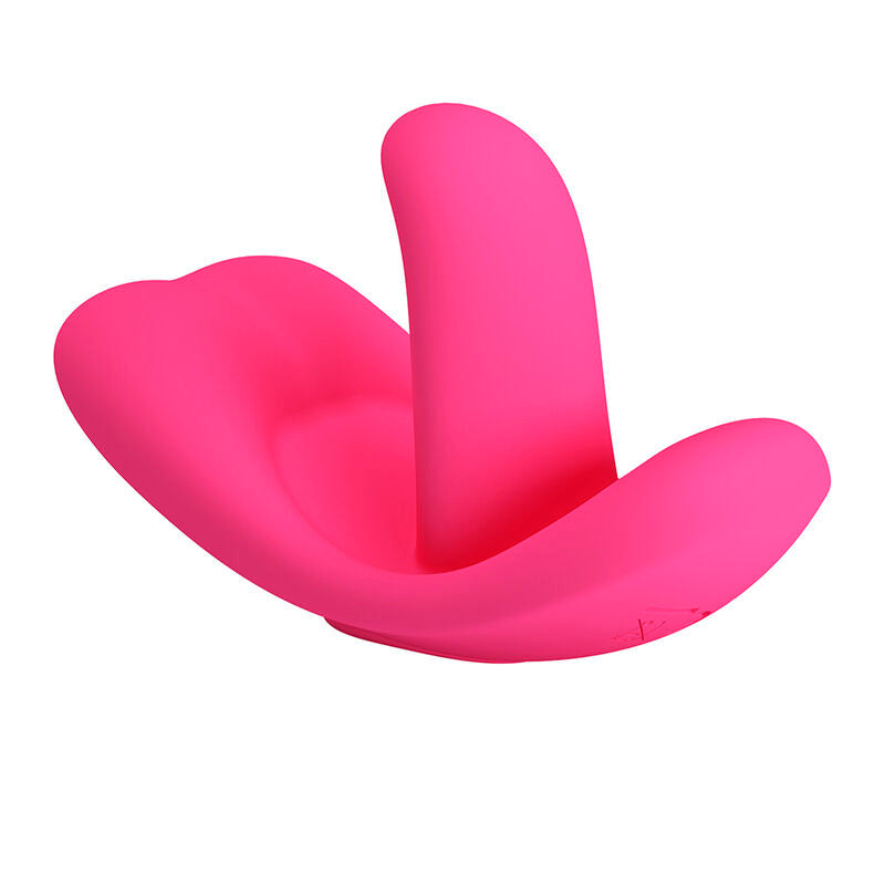 PRETTY LOVE - MASSAGEADOR HAZELYNN COM 12 FUNÇÕES E CONTROLE POR APLICATIVO (ROSA)