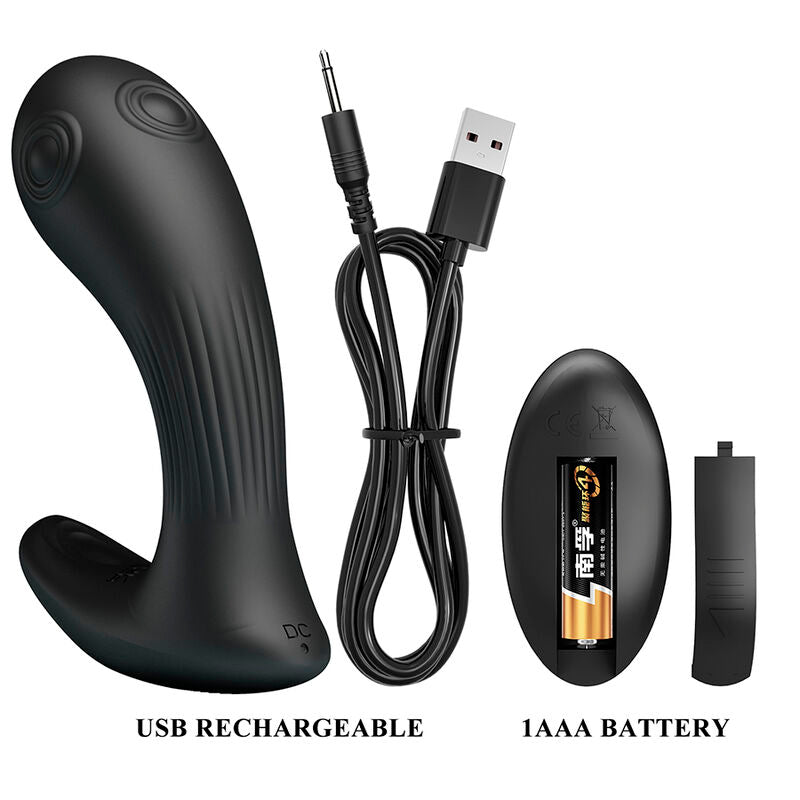PRETTY LOVE - VIBRADOR DE PRÓSTATA MIRABELLE COM CONTROLE REMOTO