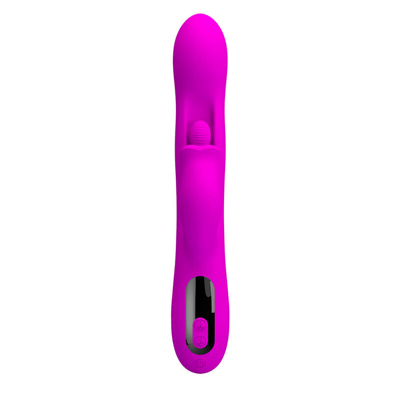 PRETTY LOVE - VIBRADOR OSCILATIVO YALANDA RABBIT COM DISPLAY DE LED ROXO
