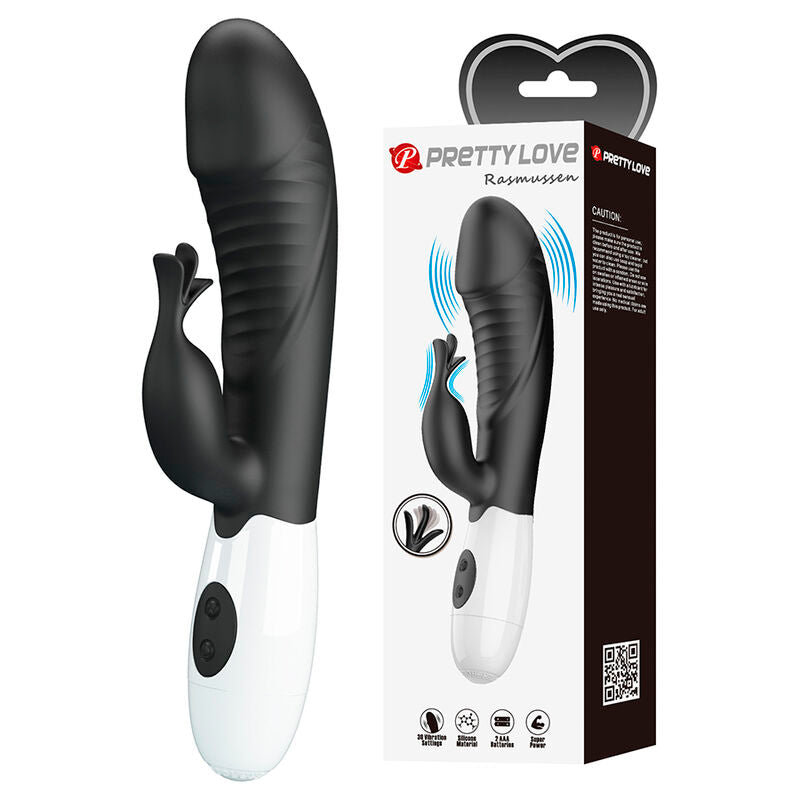PRETTY LOVE - RASMUSSEN VIBRADOR COELHO COM 30 FUNÇÕES PRETO