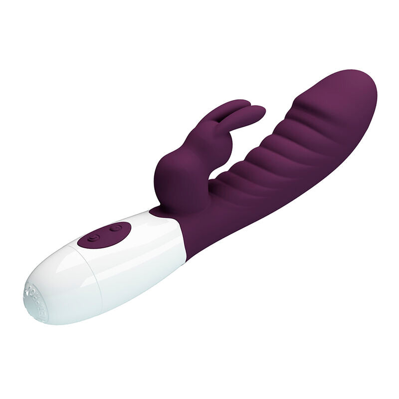 PRETTY LOVE - VIBRADOR COELHO NAUGHTY BUNNY COM 30 FUNÇÕES - ROXO