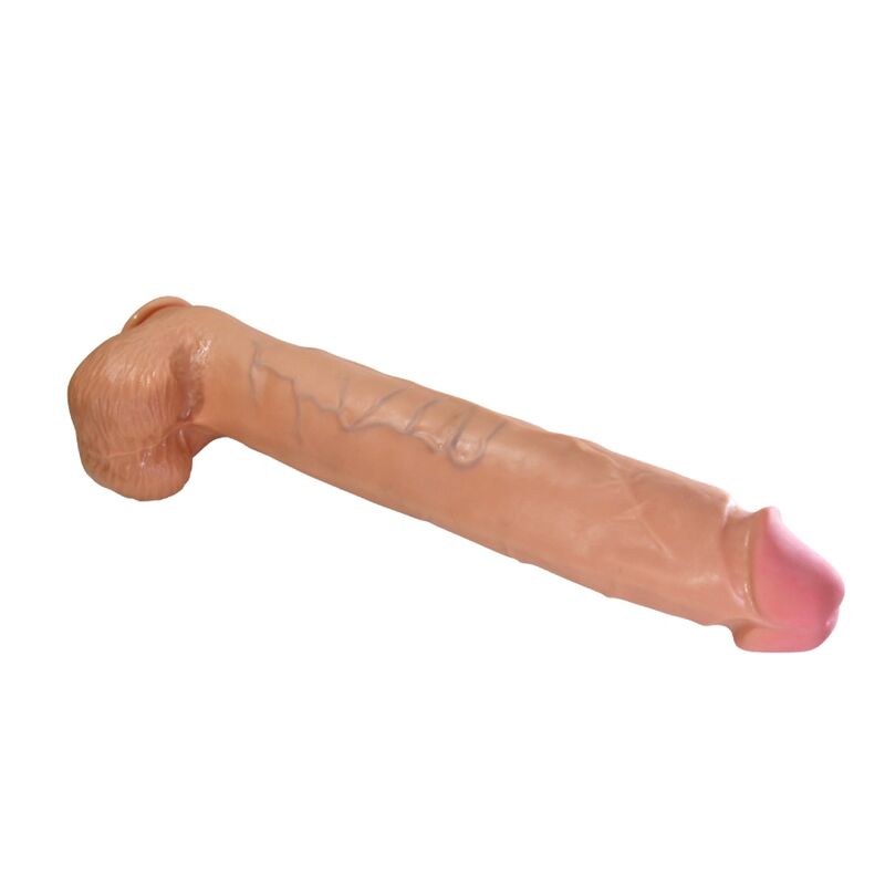 PRETTY LOVE - RAEL DILDO FLEXÍVEL REALISTA COM VENTOSA 40 CM -Ø- 6 CM MARROM