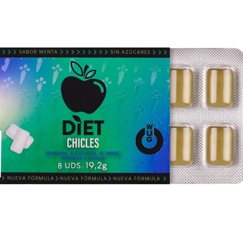 Dieta WUG - Controle do Apetite e Redução de Lanches - Cartela com 8 Unidades