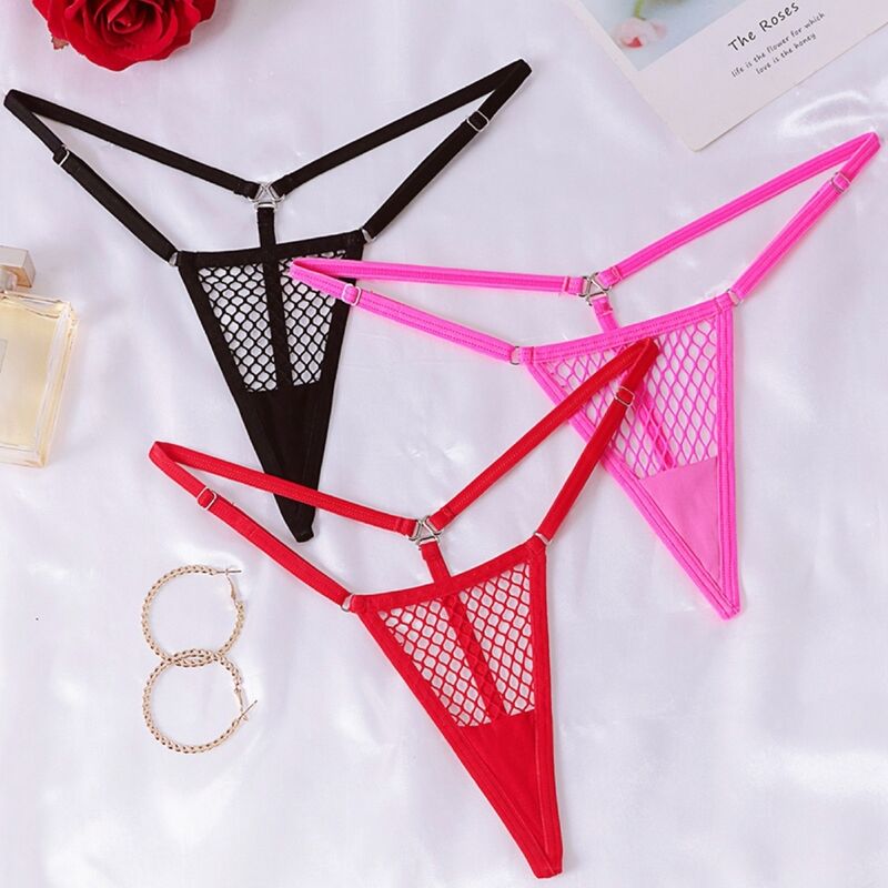 CHILIROSE - CR 4856 MICRO TANGA REJILLA NEON ROSA L/XL