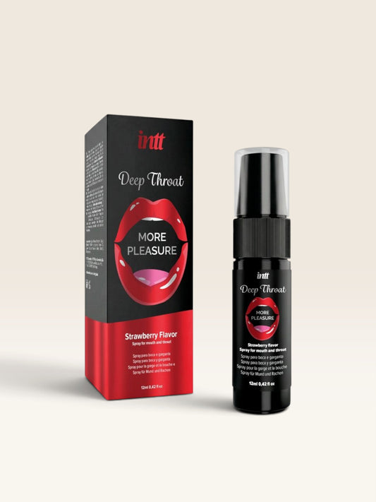 INTT - SPRAY ORAL PARA GARGANTA PROFUNDA COM MAIS PRAZER SABOR MORANGO
