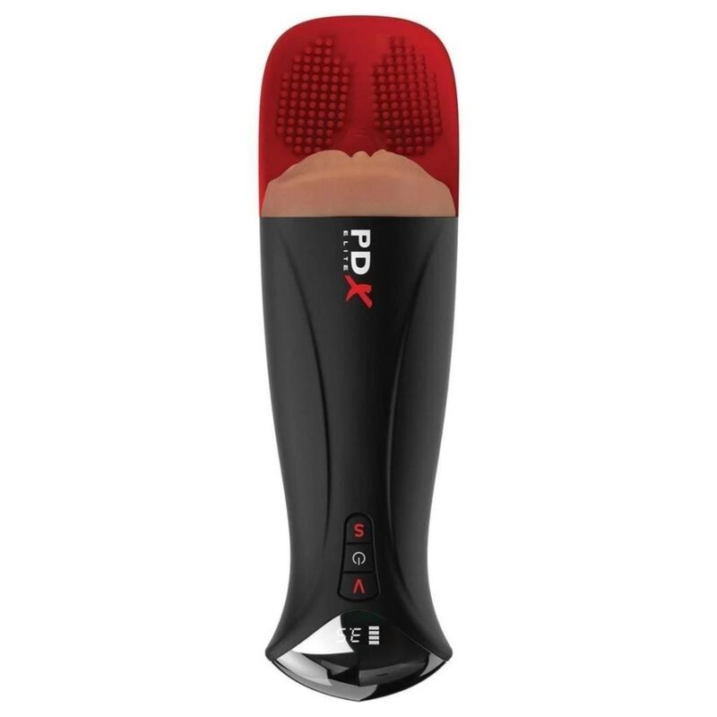PDX ELITE - FAP-O-MATIC PRO XL VIBRATÓRIO AUTOMÁTICO MARROM 34,9 CM