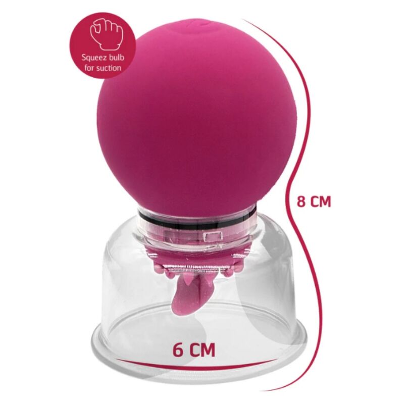 SHE.E.O - BOMBA VIBRATÓRIA E ROTATIVA PARA MAMILOS E CLITÓRIS