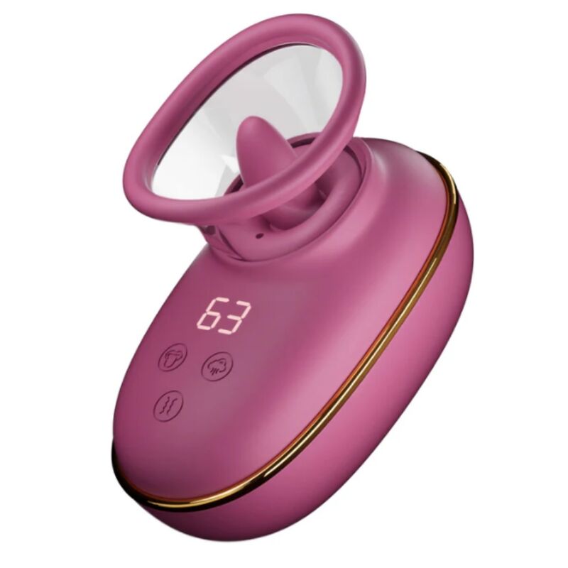 SHE.E.O - BOMBA AUTOMÁTICA DE ESTIMULAÇÃO CLITÓRICA COM EFEITO DE LAMBIDA (ROXA)