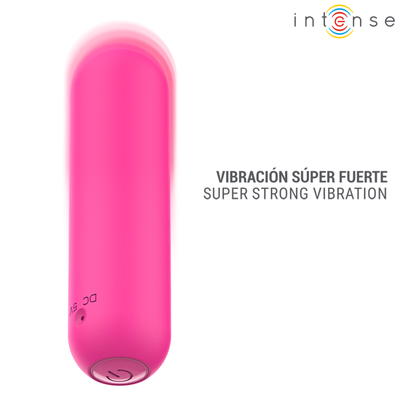 INTENSE - JUDY VIBRADOR BULLET RECARREGÁVEL COM CONTROLE REMOTO ROSA