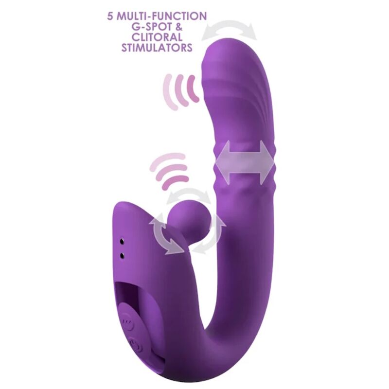FANTASY FOR HER - HARMONI PRO VIBRADOR COELHO ROXO PARA PONTO G E CLITÓRIS