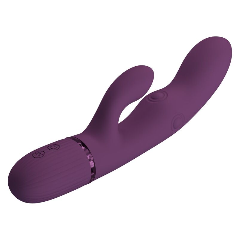 PRETTY LOVE - ZACH VIBRADOR COELHO RECARREGÁVEL COM 5+5 FUNÇÕES