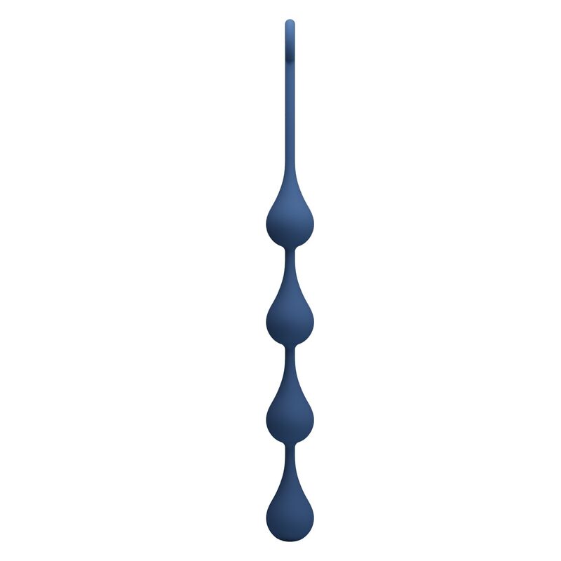MR PLAY - BOLINHAS ANAL DE SILICONE AZUIS TAMANHO G 42,6 CM