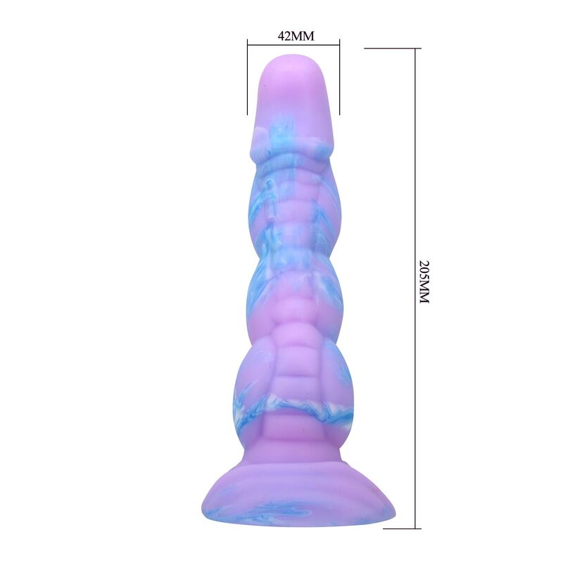 POWER MONSTERS - DILDO DE SILICONE ALIEN FANTASY 20,5 CM Ø 4,8 CM