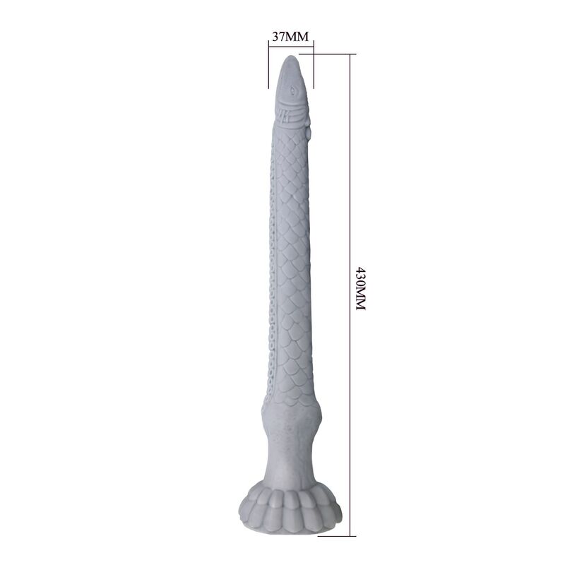 POWER MONSTERS - DILDO DE SILICONE BASILISK FANTASY 43 CM Ø 5 CM