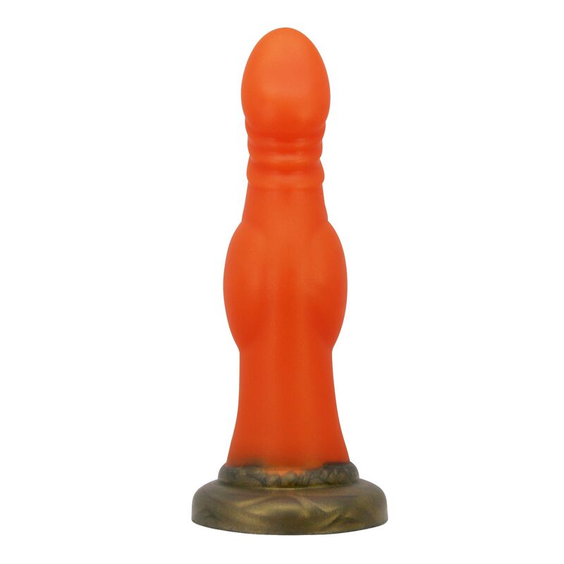 POWER MONSTERS - BLAZEHEART CHARGER FANTASY DILDO DE SILICONE 18,5 CM Ø 4,5 CM