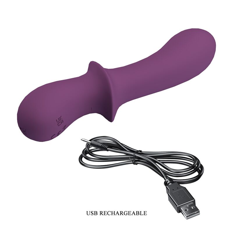 PRETTY LOVE - VIBRADOR RECARREGÁVEL ABIGAIL COM 10 FUNÇÕES - ROXO