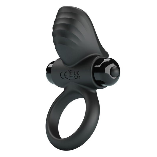 PRETTY LOVE - ANEL VIBRATÓRIO PARA PÊNIS ADRIEN COM 10 FUNÇÕES - PRETO