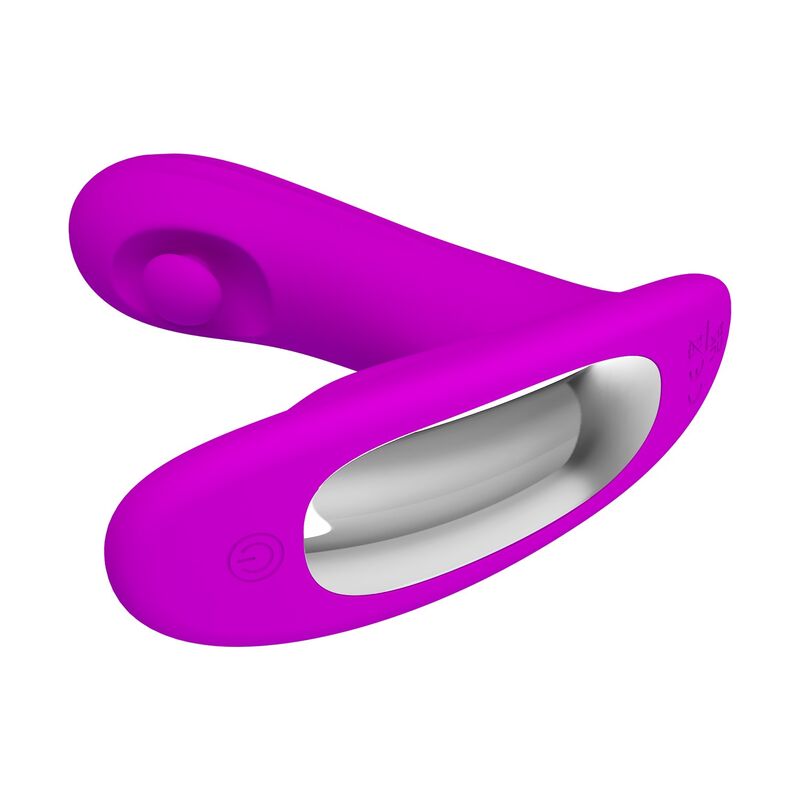 PRETTY LOVE - MASSAGEADOR DE PRÓSTATA RECARREGÁVEL BAUER COM 12 MODOS - ROXO