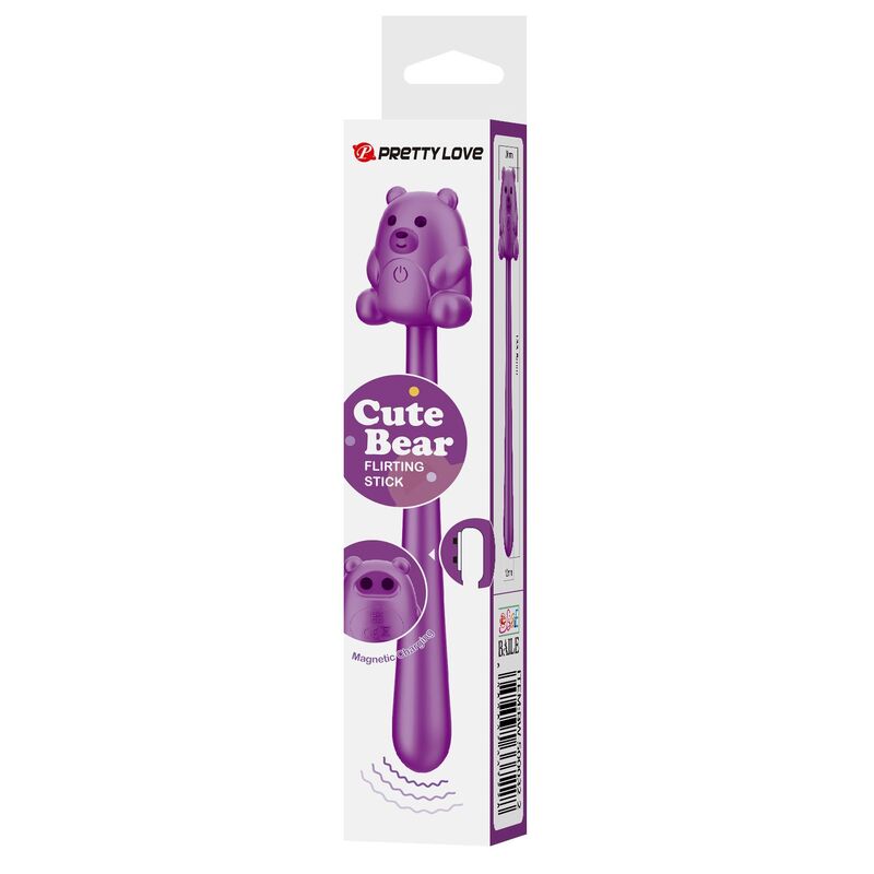 PRETTY LOVE - VIBRADOR RECARREGÁVEL EM FORMATO DE URSO FOFO