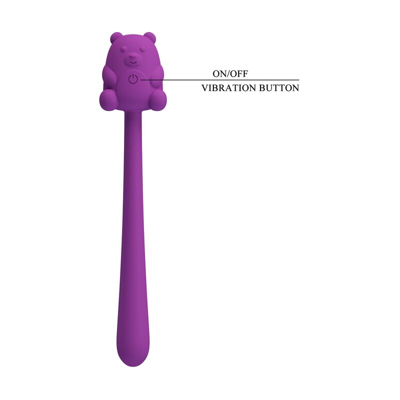 PRETTY LOVE - VIBRADOR RECARREGÁVEL EM FORMATO DE URSO FOFO