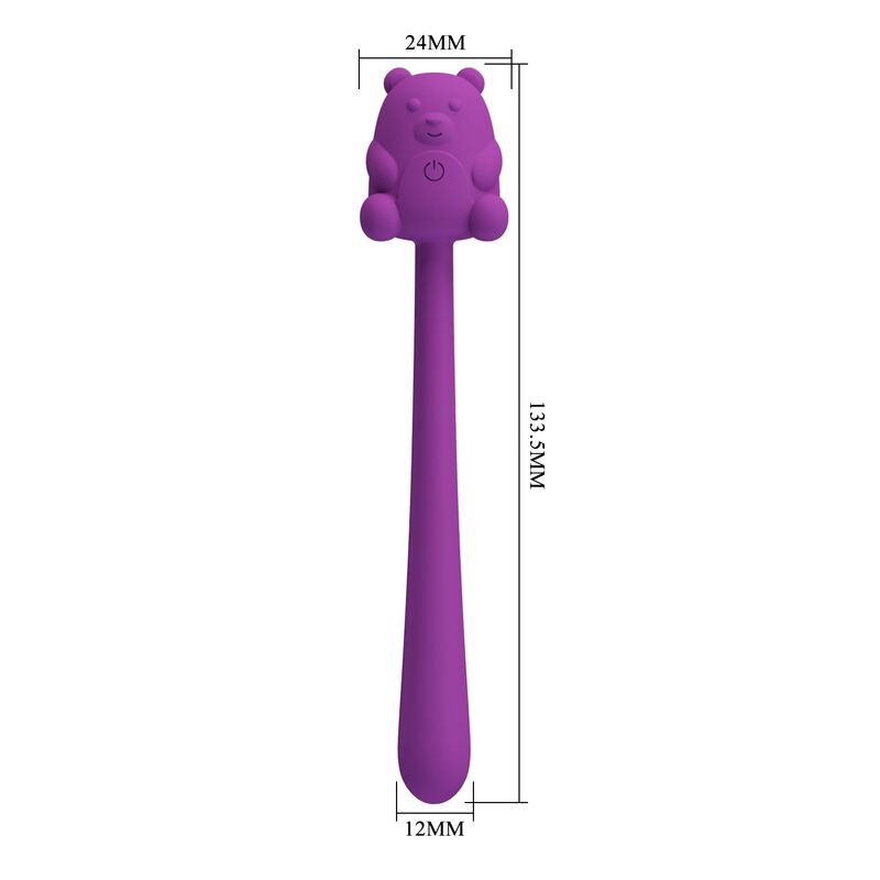 PRETTY LOVE - VIBRADOR RECARREGÁVEL EM FORMATO DE URSO FOFO