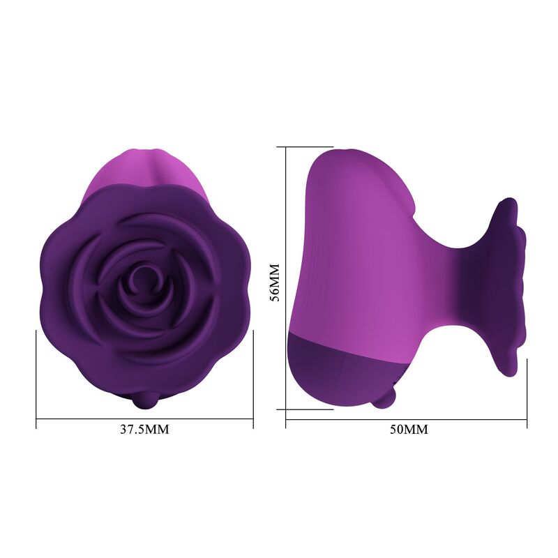 PRETTY LOVE - ESTIMULADOR CLITORIAL RECARREGÁVEL COM 7 MODOS - ROXO