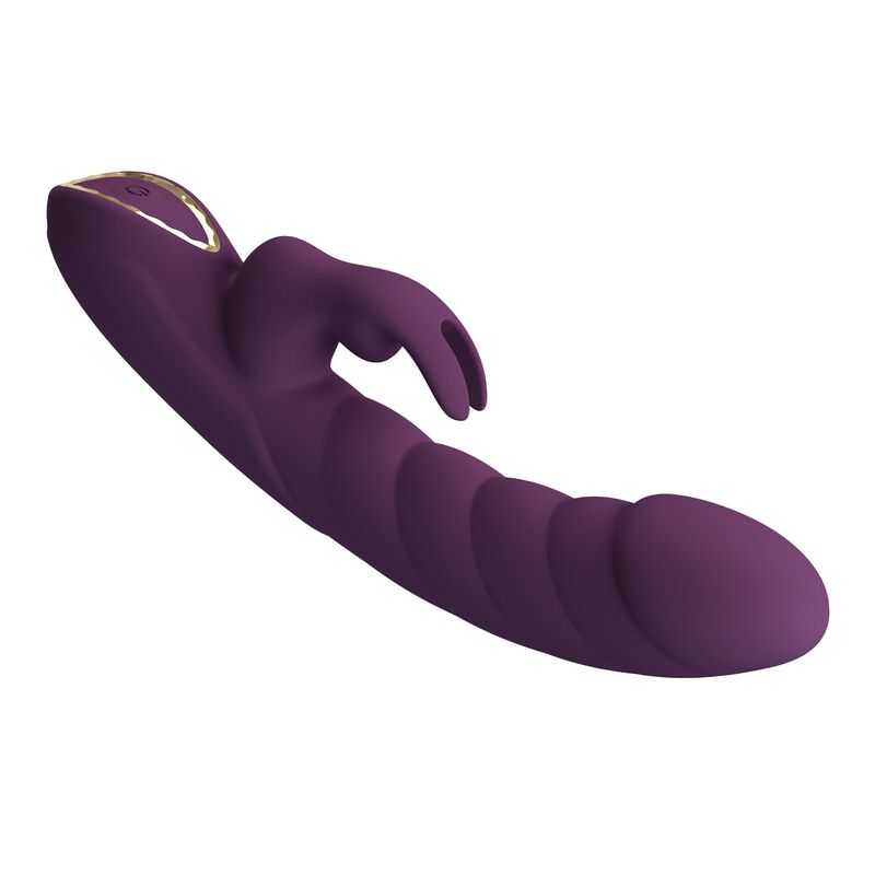 PRETTY LOVE - VIBRADOR COELHO RECARREGÁVEL HARPER COM 10 FUNÇÕES - ROXO