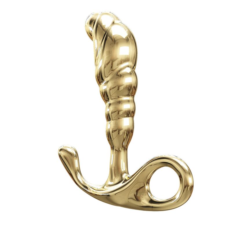 PRETTY LOVE - MASSAGEADOR DE PRÓSTATA JACK EM LIGA DE ZINCO DOURADO