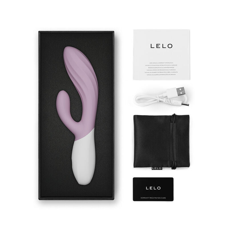 LELO - INA TWIST VIBRADOR DUPLO COELHO PARA PONTO G E CLITÓRIS ROSA
