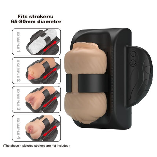 PRETTY LOVE - MASTURBADOR AUTOMÁTICO COM EMPURRAÇÃO USB QUIRIN PRETO