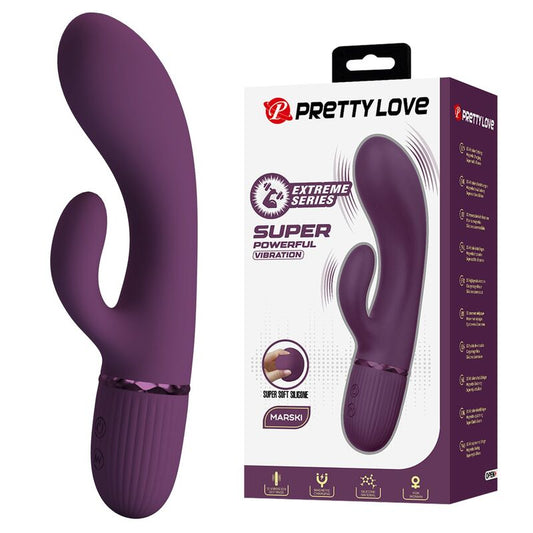 PRETTY LOVE - MARGIE VIBRADOR COELHO RECARREGÁVEL COM 10 FUNÇÕES ROXO