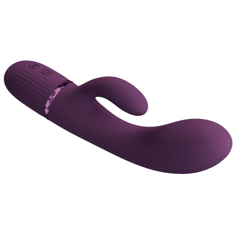PRETTY LOVE - MARGIE VIBRADOR COELHO RECARREGÁVEL COM 10 FUNÇÕES ROXO
