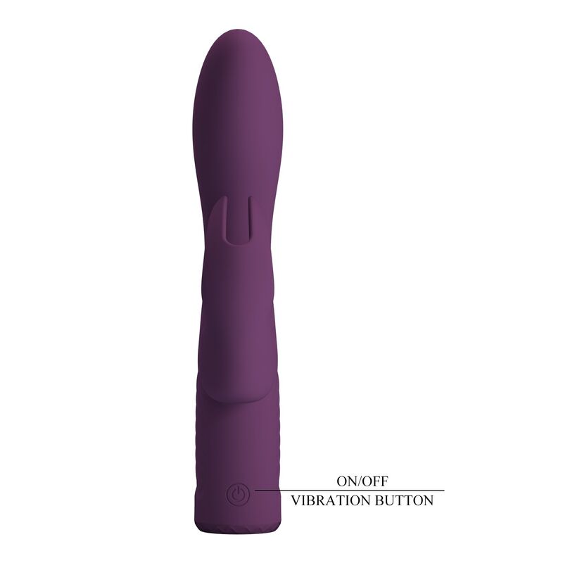 PRETTY LOVE - VIBRADOR COELHO RECARREGÁVEL OLIVIA COM 10 FUNÇÕES