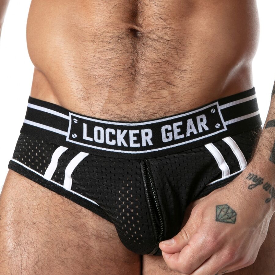 LOCKER GEAR - CUECA SHOW DE TELA ESPORTIVA SRETA M