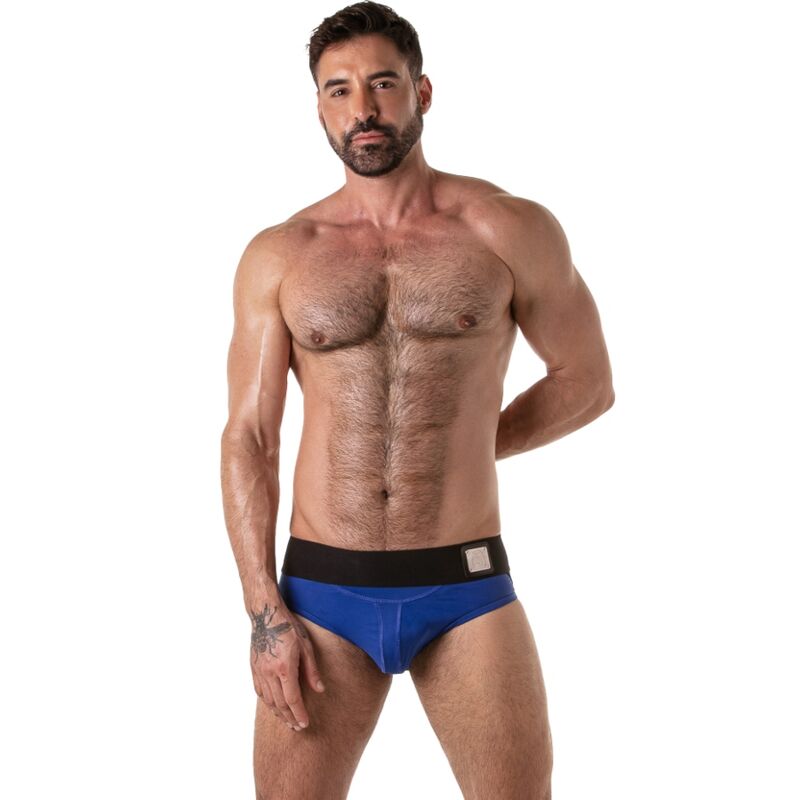 LOCKER GEAR - CUECA SUSPENSA COM CÓS LARGO AZUL M