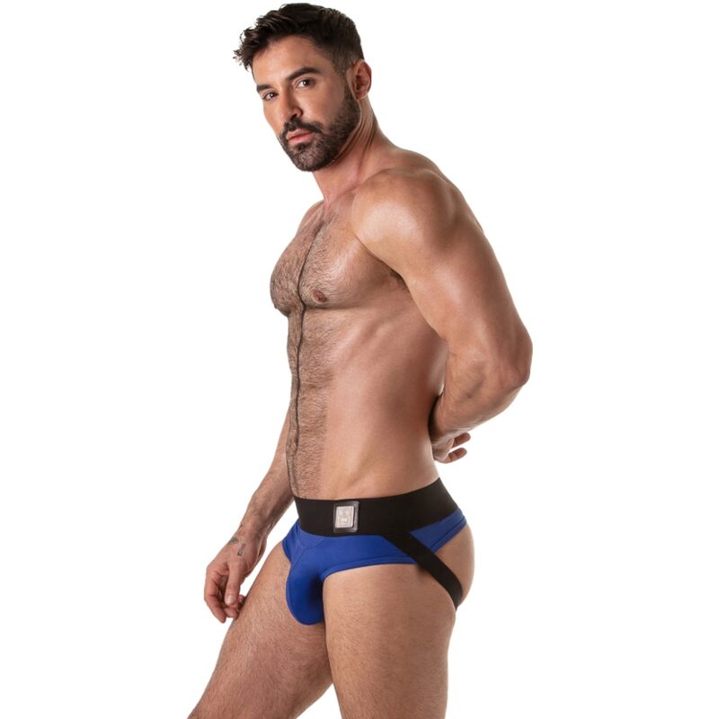 LOCKER GEAR - CUECA SUSPENSA COM CÓS LARGO AZUL M