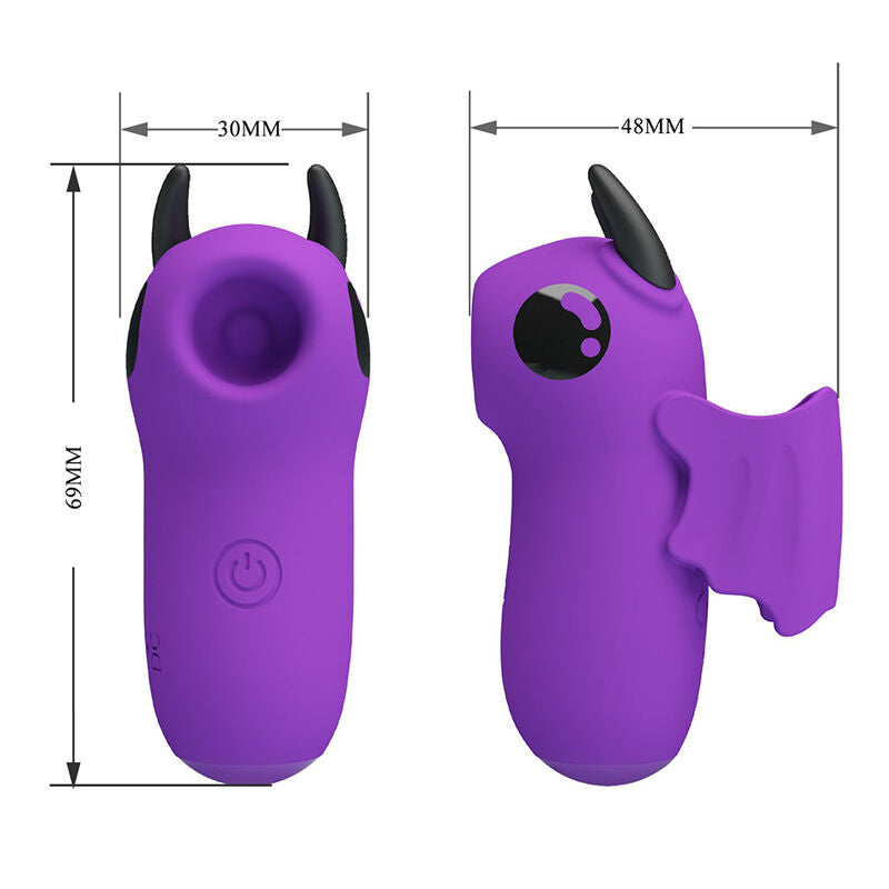 PRETTY LOVE - ESTIMULADOR DE DEDOS RECARREGÁVEL ROXO MAGIC DEVIL