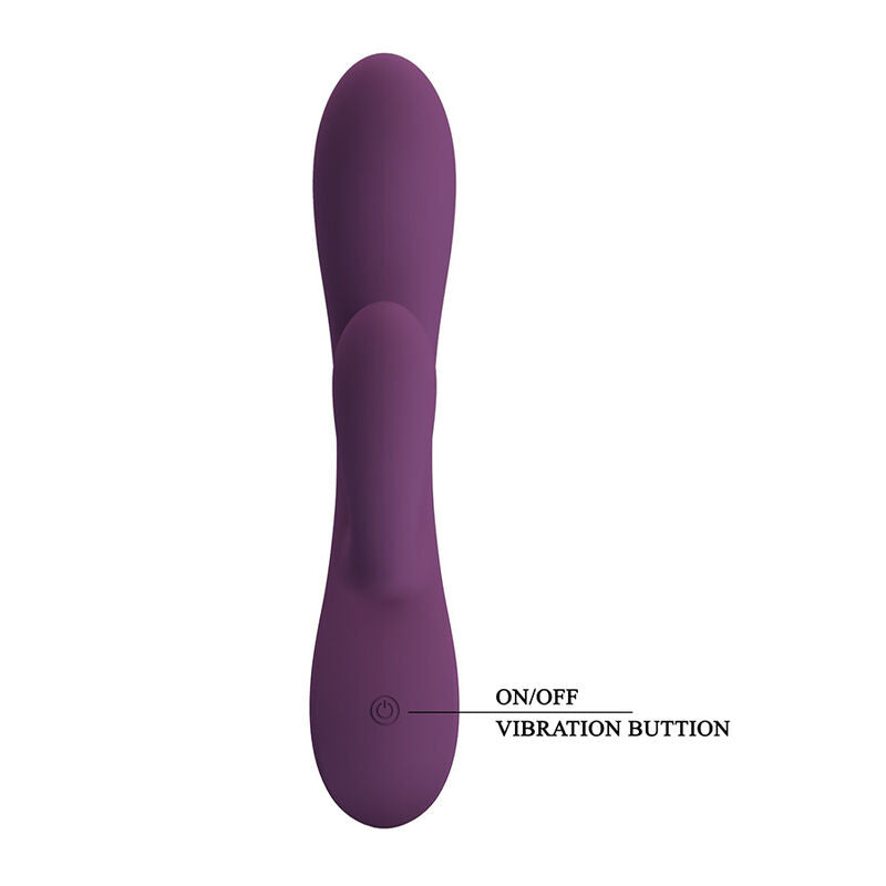 PRETTY LOVE - VIBRADOR COELHO RECARREGÁVEL ROSOLYN COM 10 FUNÇÕES