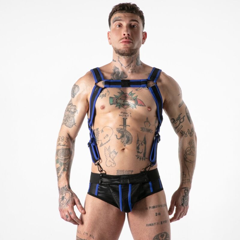 LOCKER GEAR - CINTO DE ACESSO MILITAR COMPLETO AZUL S/M