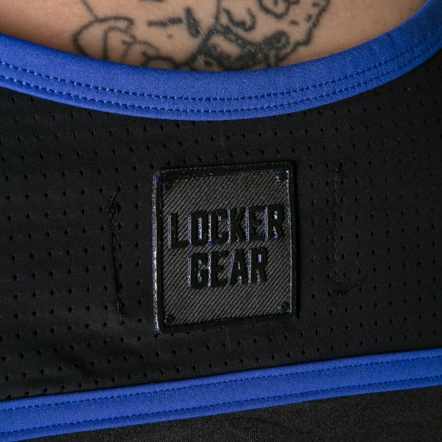 LOCKER GEAR - REGATA AZUL COM ACESSO MILITAR COMPLETO L