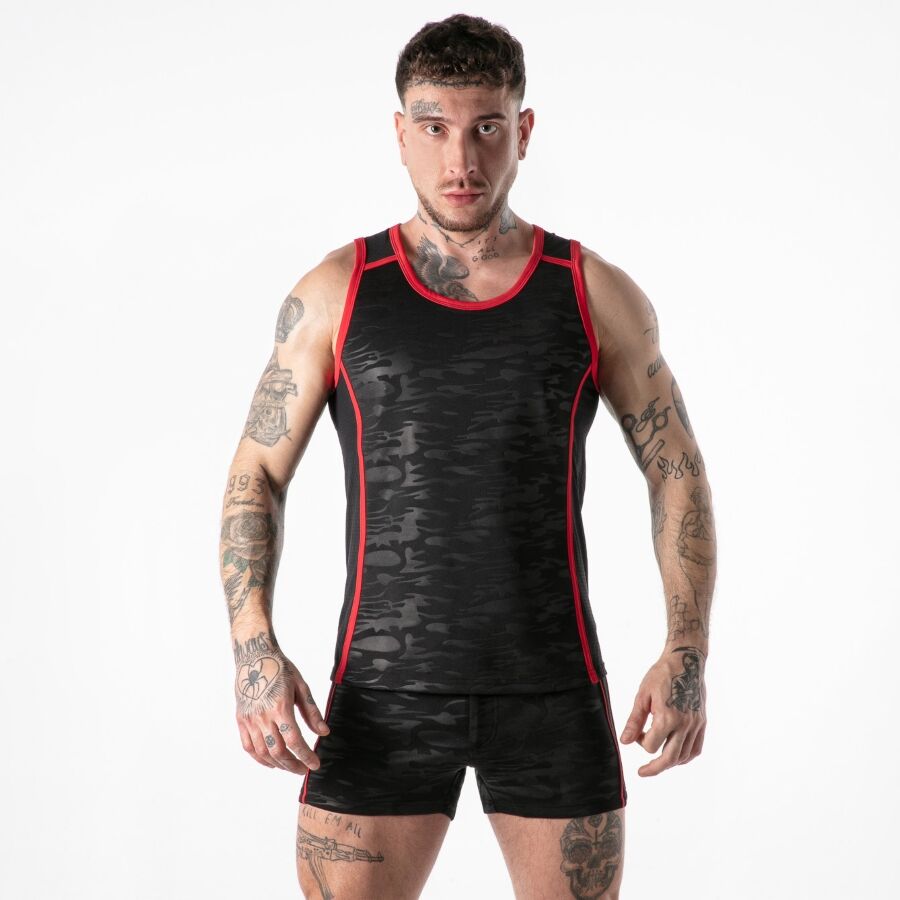 LOCKER GEAR - REGATA DE ACESSO MILITAR COMPLETO VERMELHA M