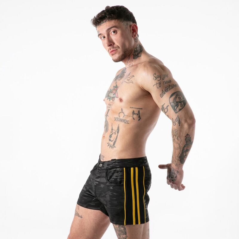 LOCKER GEAR- ACESSO MILITAR COMPLETO, CURTO, AMARELO S