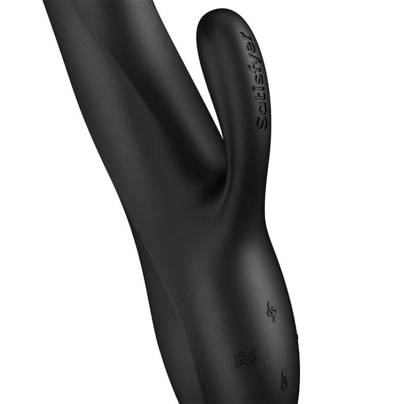 SATISFYER - HEAT FLEX 3 VIBRADOR COELHO AQUECIDO PRETO