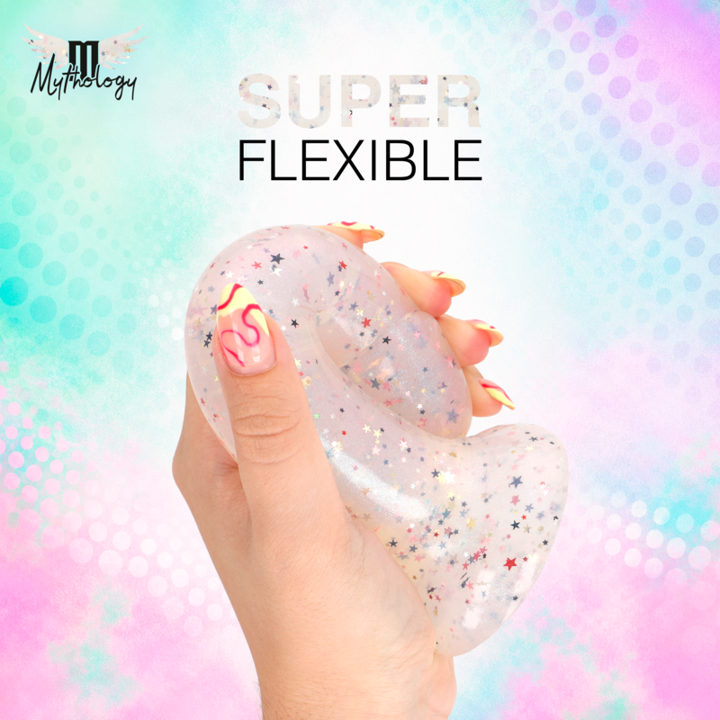 MYTHOLOGY - LYRA 1 DILDO DE SILICONE COM VENTOSA 19 CM -Ø- 3,3 CM CONFETE FÚCSIA