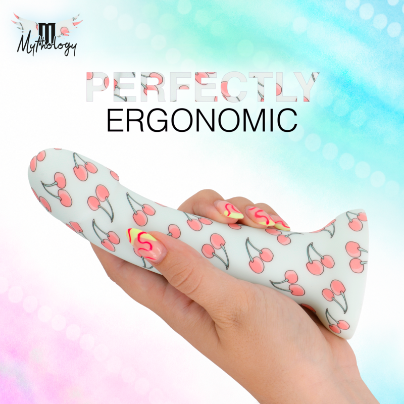 MYTHOLOGY - LYRA 3 DILDO DE SILICONE 17 CM Ø 3,6 CM CEREJAS