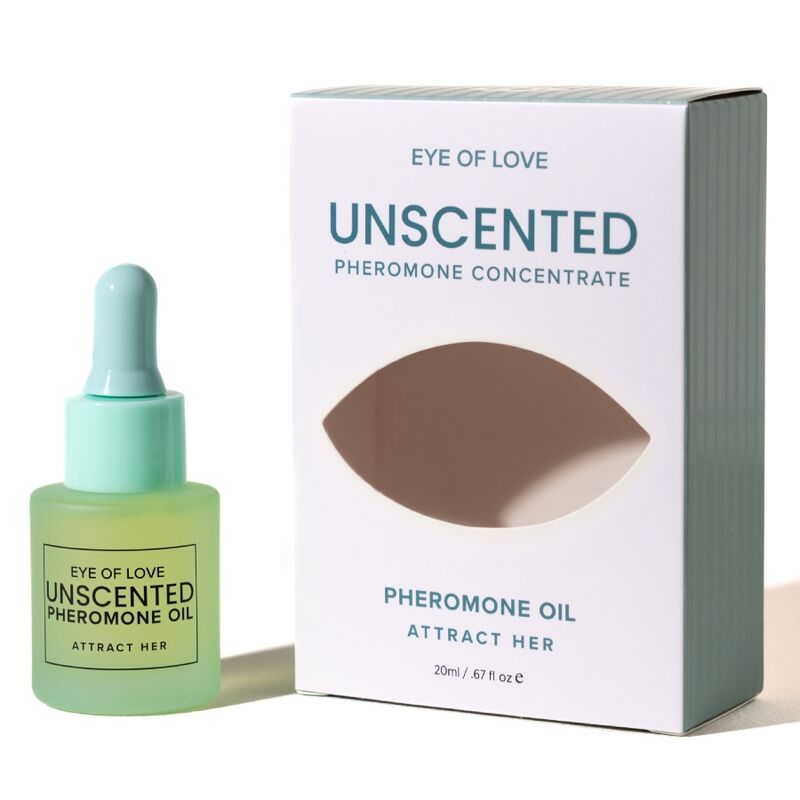 EYE OF LOVE - ÓLEO PERFUMADO COM FEROMÔNIOS PARA HOMENS, SEM FRAGRÂNCIA, 20 ML