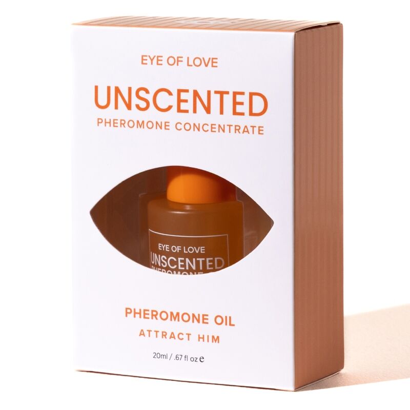 EYE OF LOVE - ÓLEO PERFUMADO COM FEROMÔNIOS PARA MULHERES, SEM FRAGRÂNCIA, 20 ML