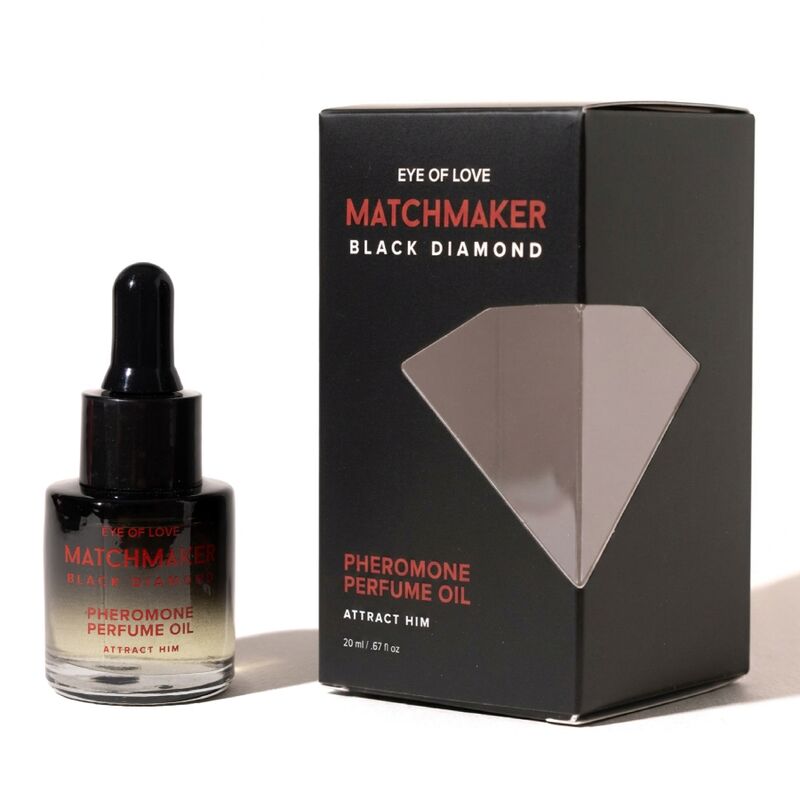 EYE OF LOVE - ÓLEO PERFUME DE FEROMÔNIOS DE DIAMANTE NEGRO MATCHMAKER 20 ML