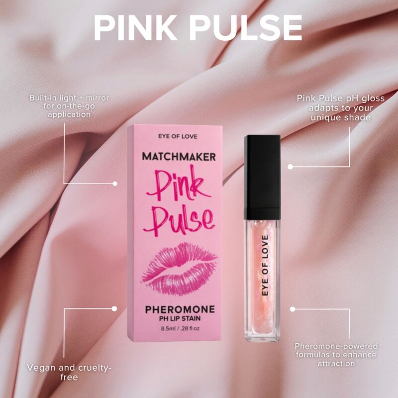 EYE OF LOVE - MATCHMAKER PINK PULSE PH LIP STAIN COM FEROMÔNIOS 8,5 ML